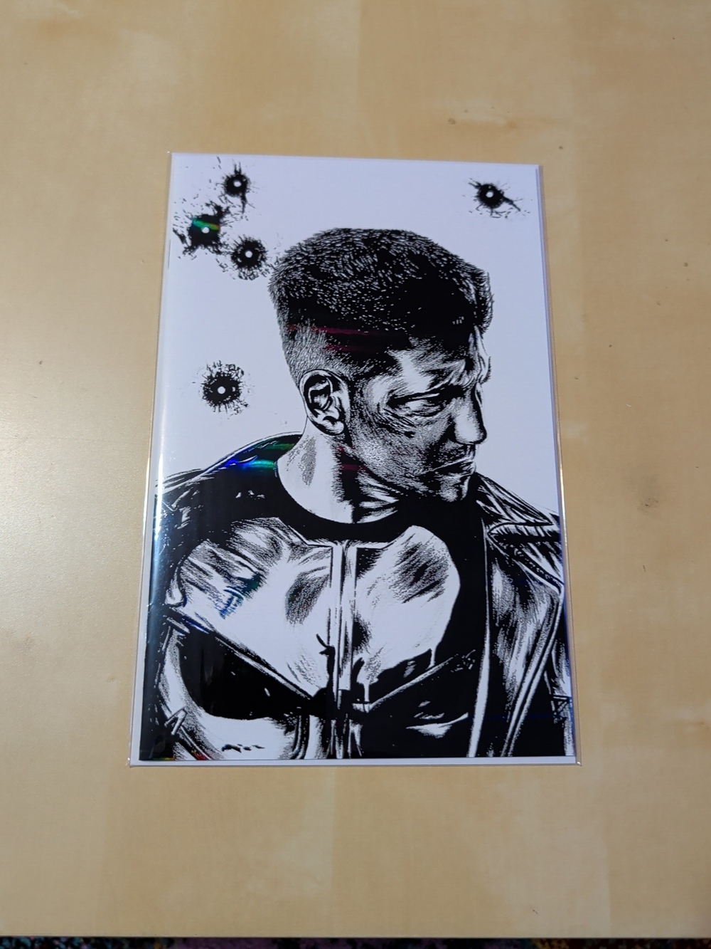 Jon Bernthal Punisher Scott Straka Virgin Embossed Artbook LTD 100 w/COA
